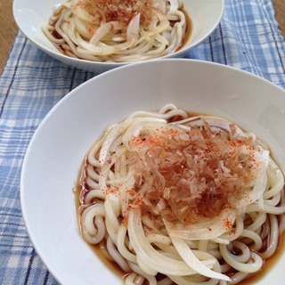 新玉ねぎdeぶっかけうどん♪